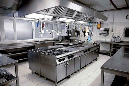 Commercial kitchen equipment workshop